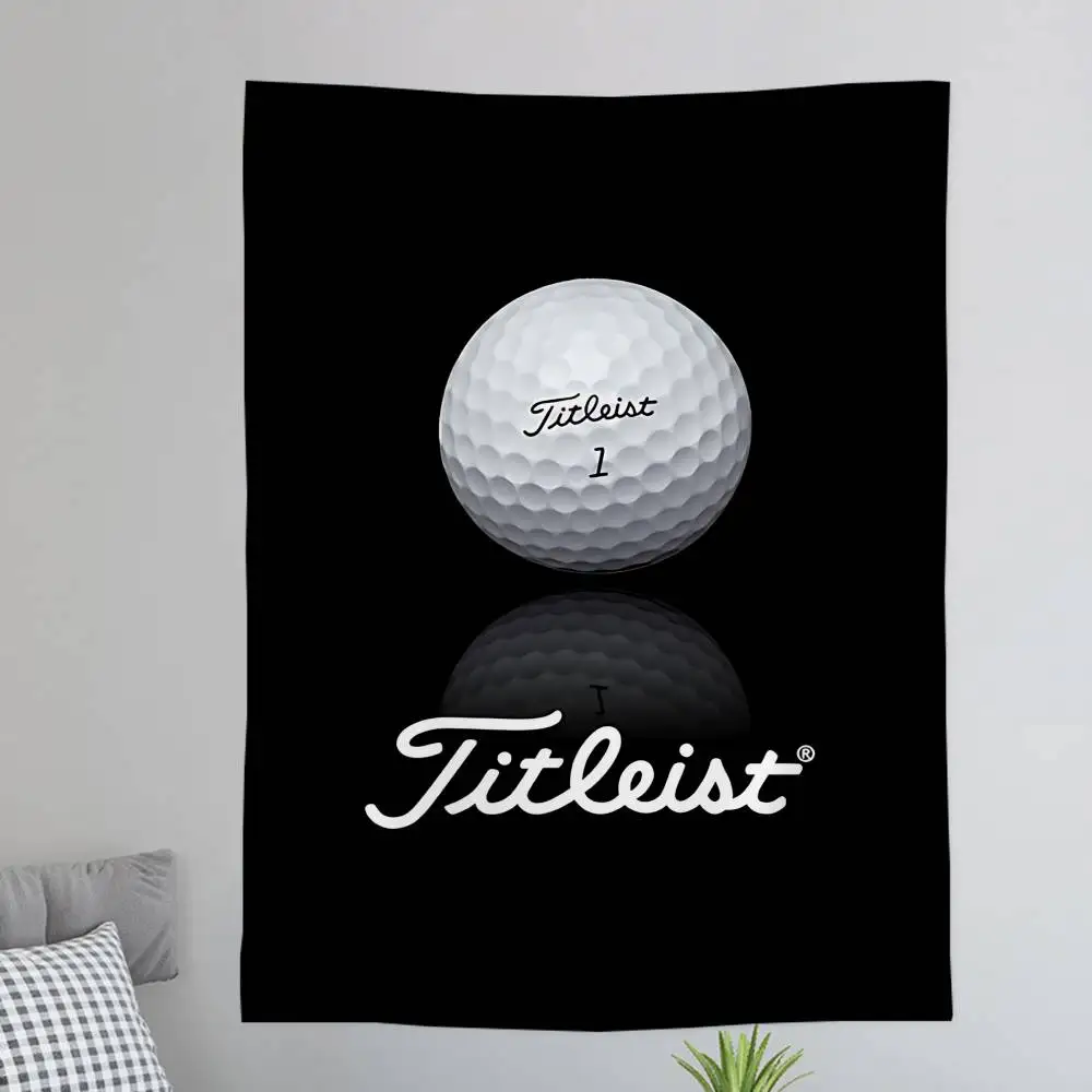 Golf Equipment Brand T-Titleist Colorful Tapestry Wall Hanging Bohemian Wall Tapestries Mandala Wall Hanging Sheets