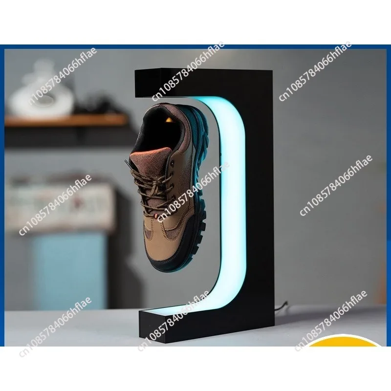 

Магнитная вращающаяся подставка для обуви с LED-подсветкой, левитирующая, для демонстрации кроссовок, домашнего декора, хранения обуви, образцов для магазинов обуви