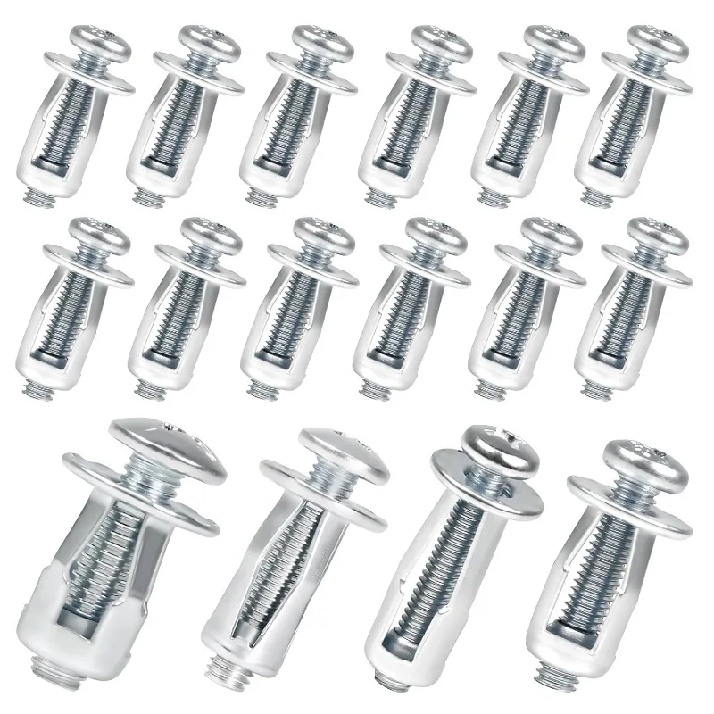 New Petal Nuts Expansion Screw Jack Nut M4 M5 M6 Carbon Steel Rustproof Corrosion-Resistant Petal Shape Rivet Nuts Fasteners