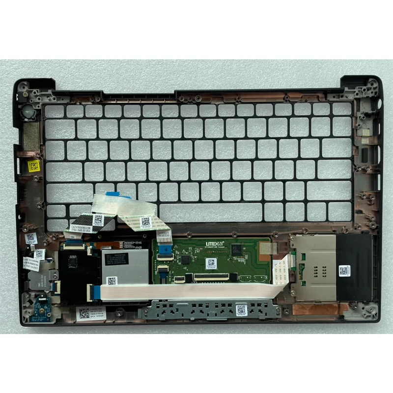 Z For DELL Latitude 7290 E7290 E7390 Palmrest Keyboard Bezel w/ Fingerprint 07W4XR