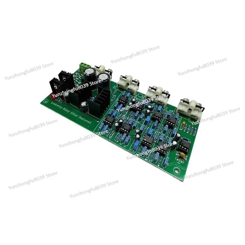 Front-stage electronic three-way board, Linquiz-Rayleigh divider 3-divider, replaceable crossover point adjustment