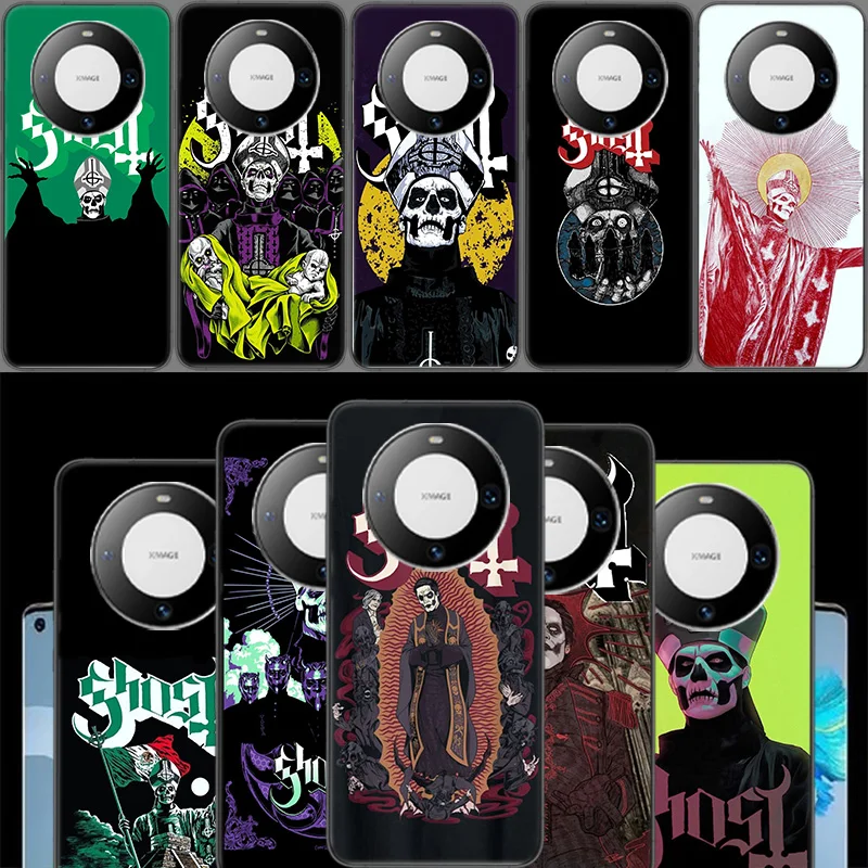 Ghost Heavy Metal Band Phone Case For Huawei P40 Lite P50 Pro P30 P20 P10 Y5 Y6 Y7 Y9 2019  Mate 30 20 Pro 10 Lite Cover