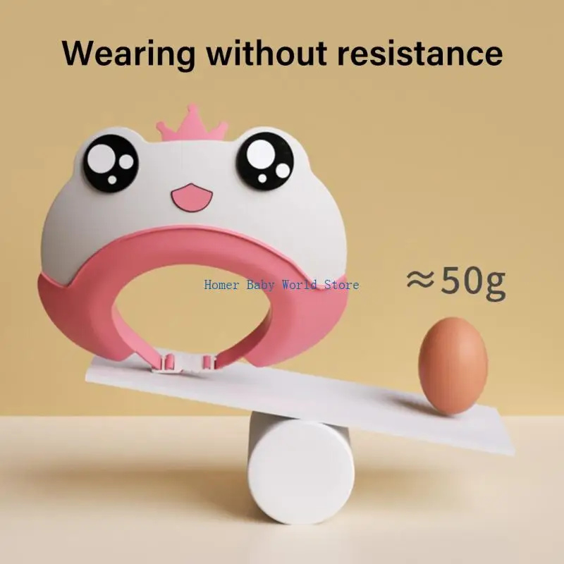 

B2QD Портативные детские шапочки для душа с игривым дизайном с акцентом на животных Нежные для кожи Удобные шапочки для купания