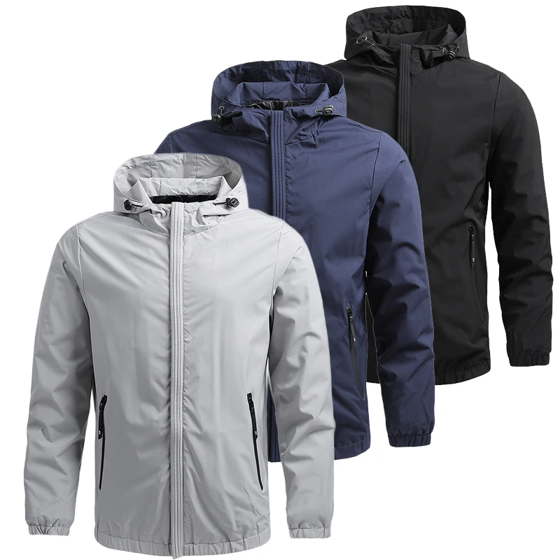 

Men's Hooded Baseball Jacket Lightweight Fall Coat Streetwear Fashion 2025 M-5XL