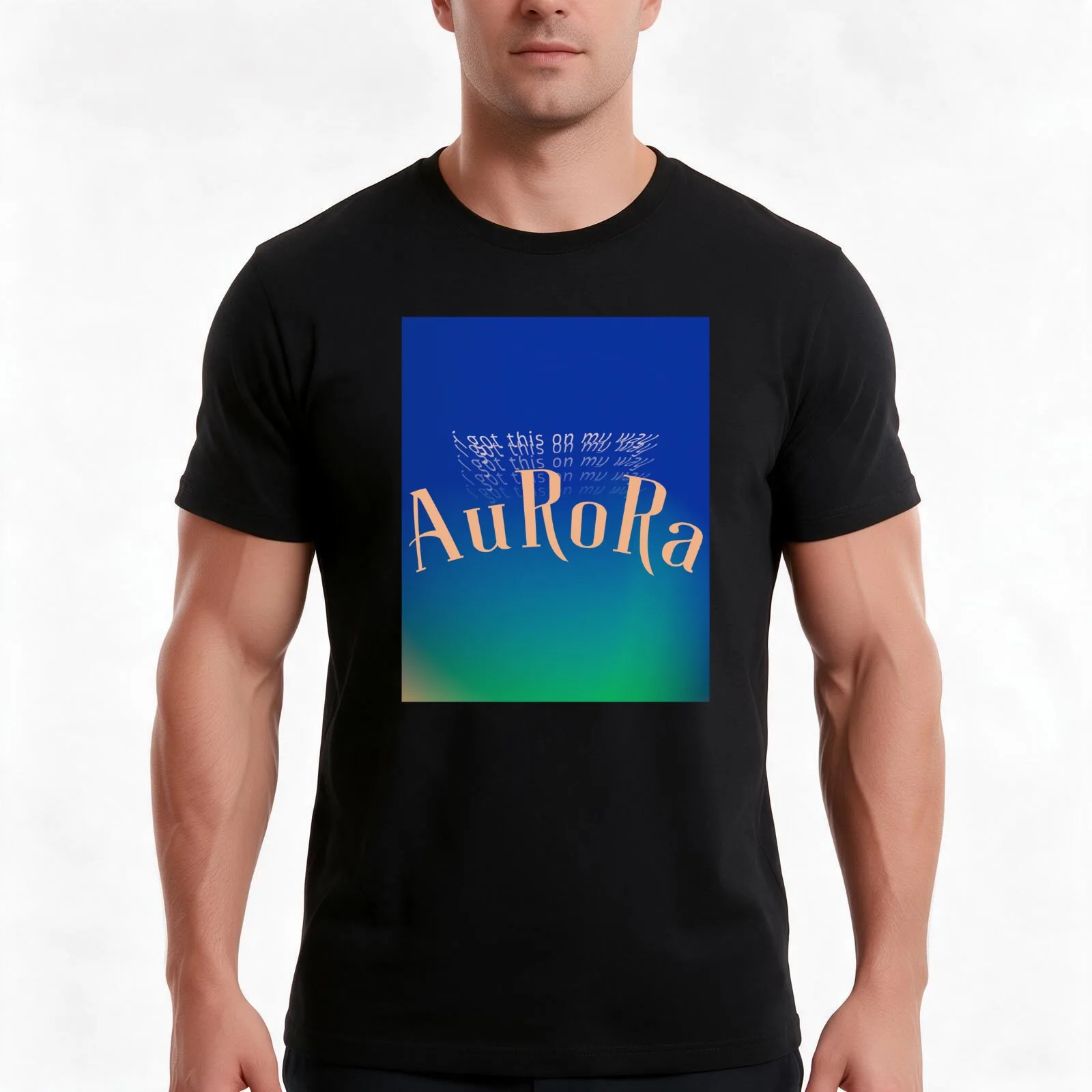 AuRoRa - ONEWE T-Shirt, Summer Casual Cotton Tee, Oversized Streetwear Tops, Vintage Graphic Print, Loose Fit Short Sleeve