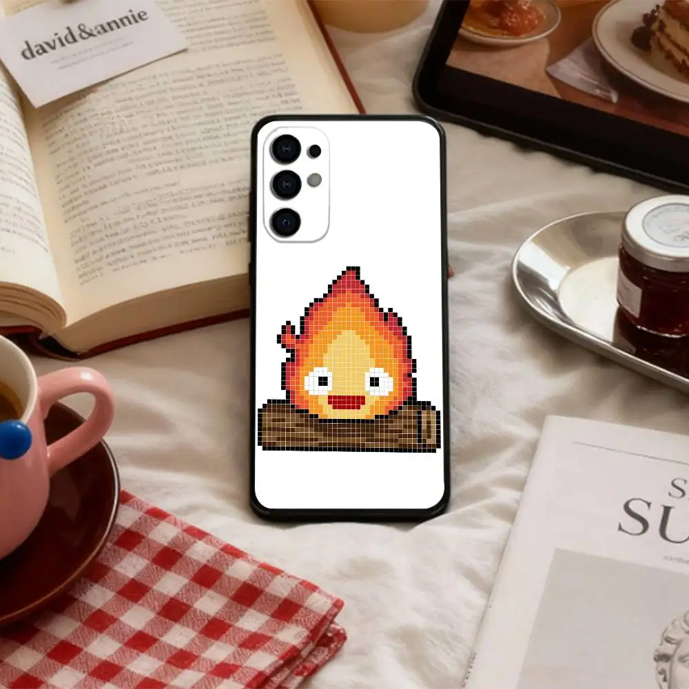 Anime Cute C-Calcifer    Phone Case For Samsung S 25,24,23,22,30,21,10,9,Ultra,Plus,Lite,FE,4,5 G Soft Black Case view 6