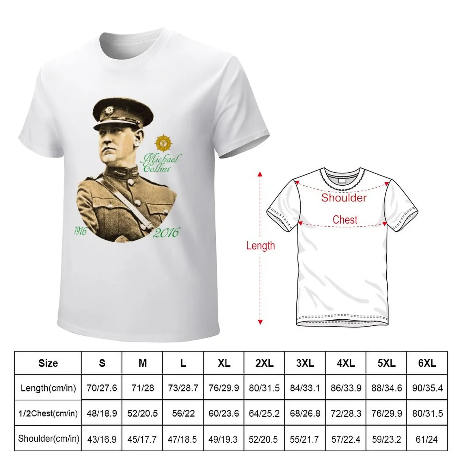 Michael Collins 1916-2016 T-Shirt anime customizeds boys whites mens graphic t-shirts funny