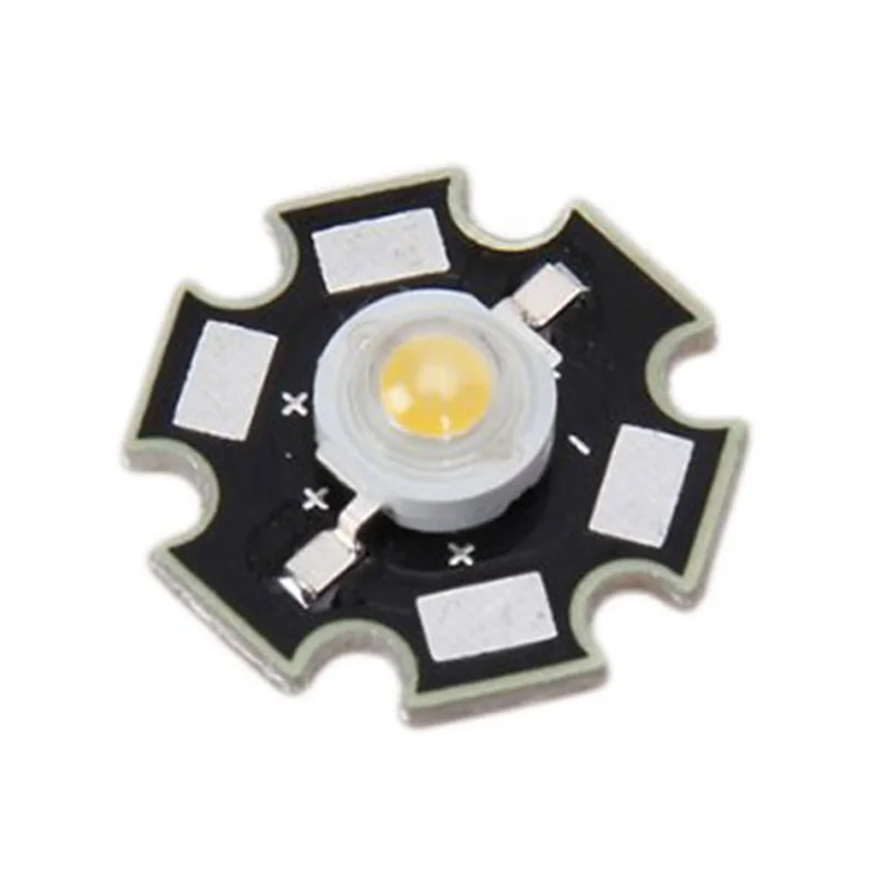 6X 3W High Power Star LED Light Lamp Bulb (White)