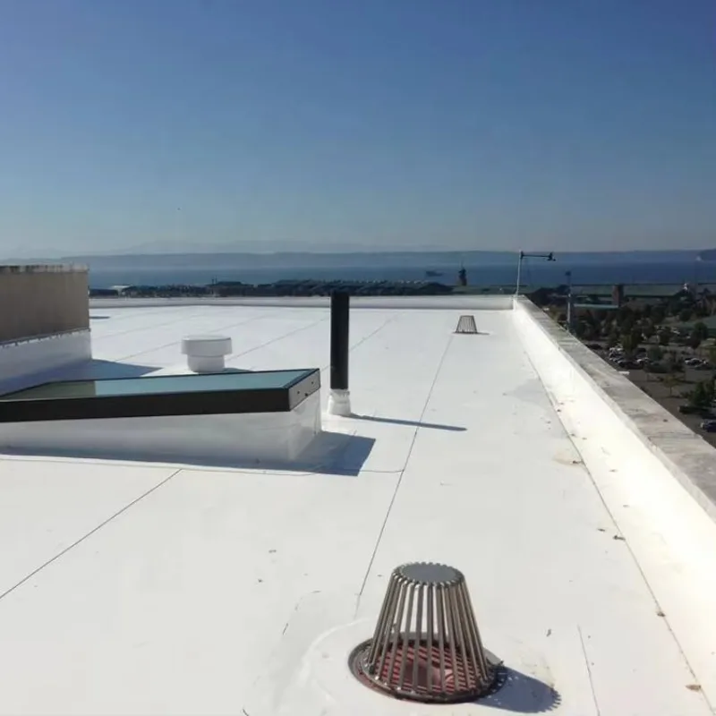 Long Life Self Adhesive Waterproof Roofing 60mil TPO Membrane Rolls-10x10cm Sample Link