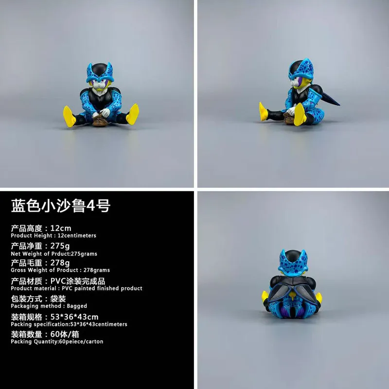 Dragon Ball Gk Action Figure Blue Cell Jr Pvc Painted Collectible Model Ornament Anime Periphery Gift For Anime Collectors view 3