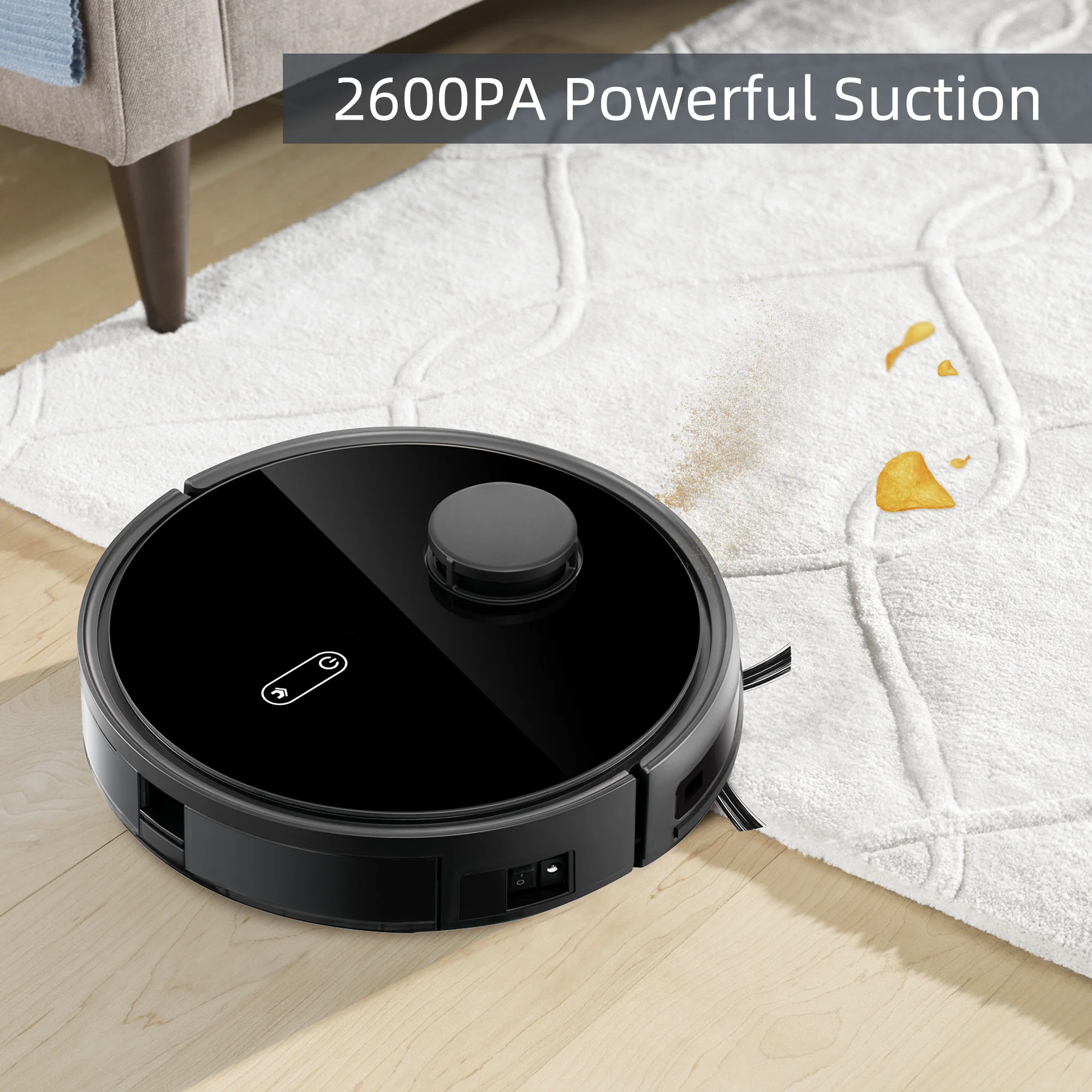 Ready to ship laser navigation cleaning equipment sweep and mop robot vacuum cleaner