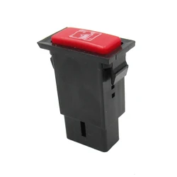 Factory Direct Hazard Warning Switch Emergency Warning Light Switch Auto Alarm Switch apply for Toyota Tiger Red 84332-89110