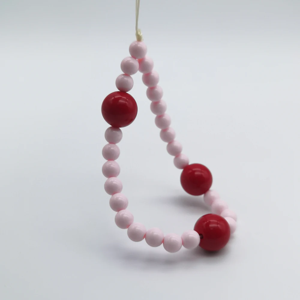 جديد الأحمر حبة Y2K الوردي فتاة حزام الهاتف الحبل لطيف قلادة مفتاح سلسلة لسامسونج فيفو Airpods سماعات الكتب 2014 الأصلي DIY بها بنفسك