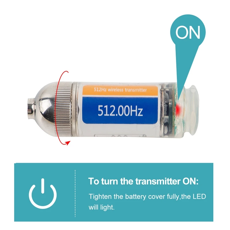 Lokasi kamera endoskopi 512Hz pemancar jarak jauh, untuk sistem inspeksi pipa bawah tanah