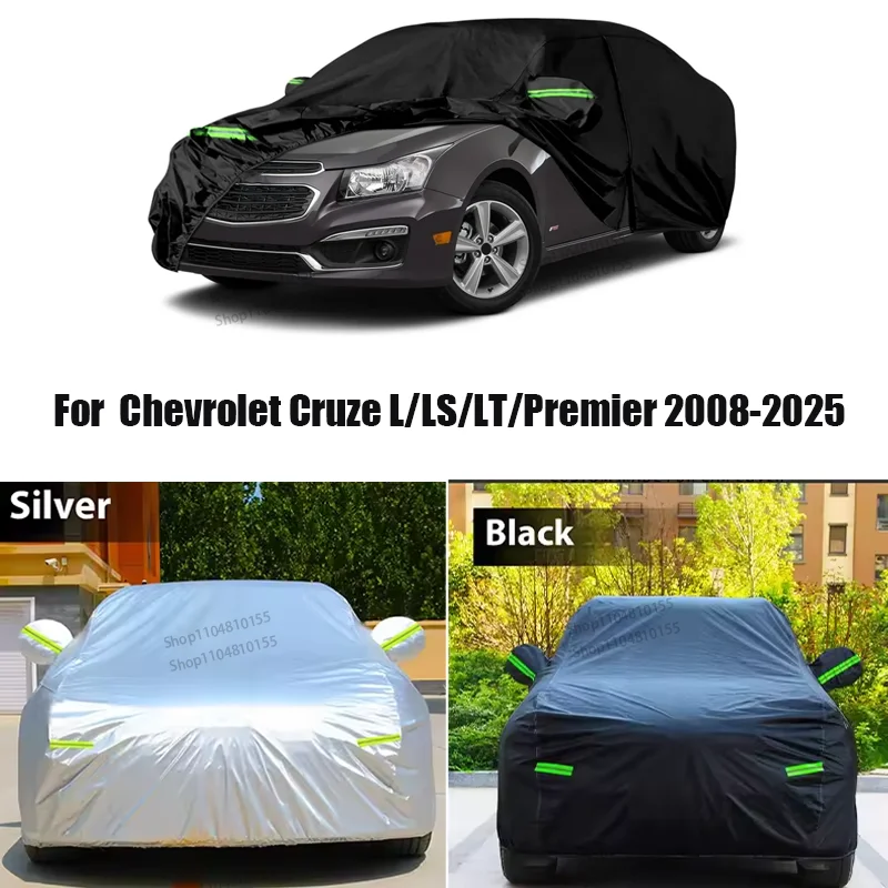 

Outdoor Waterproof Full Car Covers Custom Fit for Chevrolet Cruze L/LS/LT/Premier 2008-2025 Heavy Duty