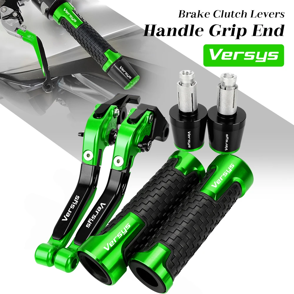 

For KAWASAKI VERSYS 650 2009-2014 Motorcycle Accessories Extendable Adjustable Brake Clutch Levers Handlebar Grips End VERSYS650