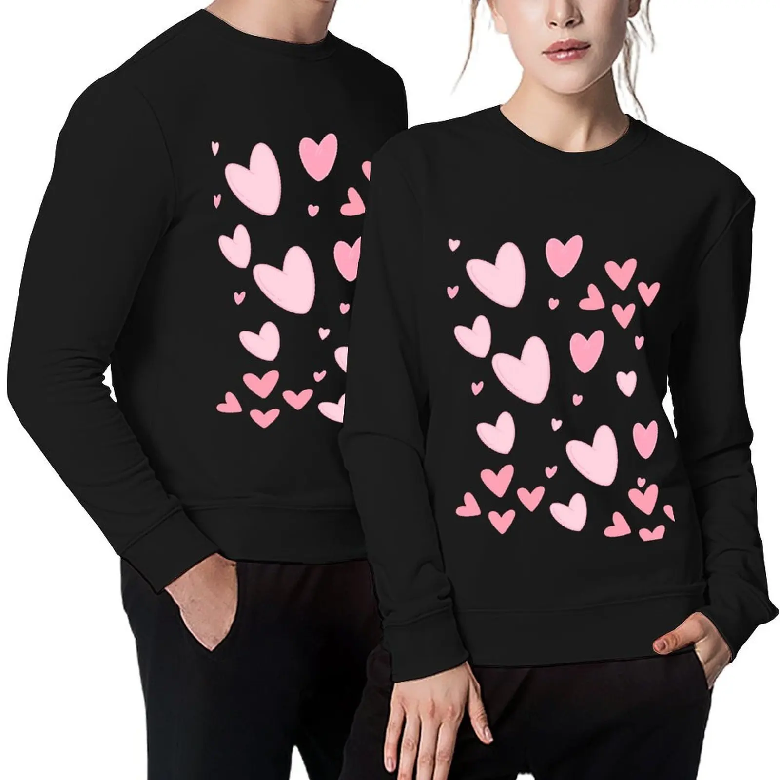 Hearts Pullover japanese style mens clothing men clothes aesthetic clothing sweatshirt for men