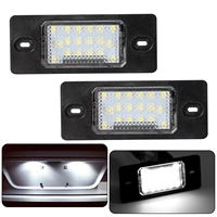 2Pcs LED Number License Plate Light Lamp Error Free 1J5943021D 1J5943021A for VW Bora Golf 4 5 Wagon Passat Tiguan Touareg Mk1