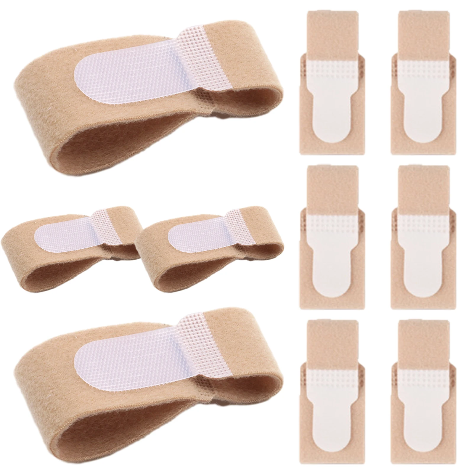 10pcs Dislocated Osteoarthritis Finger Splint Protector Bandage Jammed Buddy Wraps Fracture Brace For Curled Broken Tape Swollen