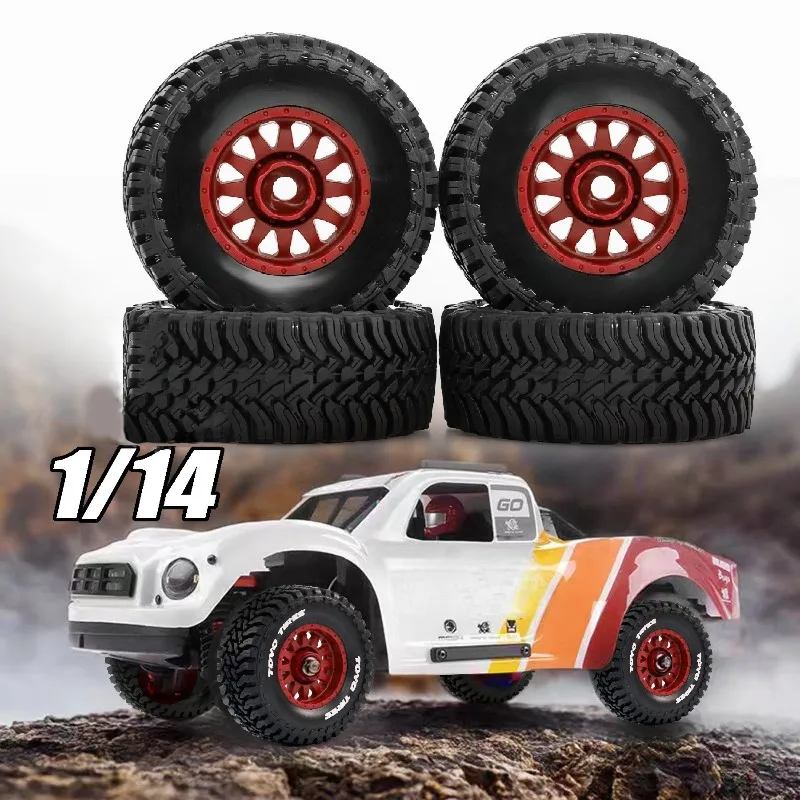 RC Vehicle Tires RC Accessories Suitable for ARRMA1/14/16 Mojave LC Meijiaxin 14211 Haiboxing JJRC Short Trucks