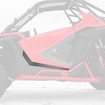 KEMIMOTO 하부 문짝 패널, 블랙 금속 조합 삽입 밸런스, 폴라리스 RZR 프로 XP, 프로 R, 터보 R 2020-2024 과 호환 가능 