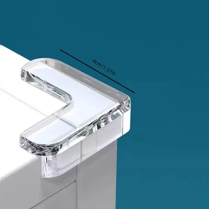 Protectores de esquina de muebles para mesa y ventana, revestimiento de esquina suave, decoración para sala de estar, transparente, anticolisión, 10 Uds.