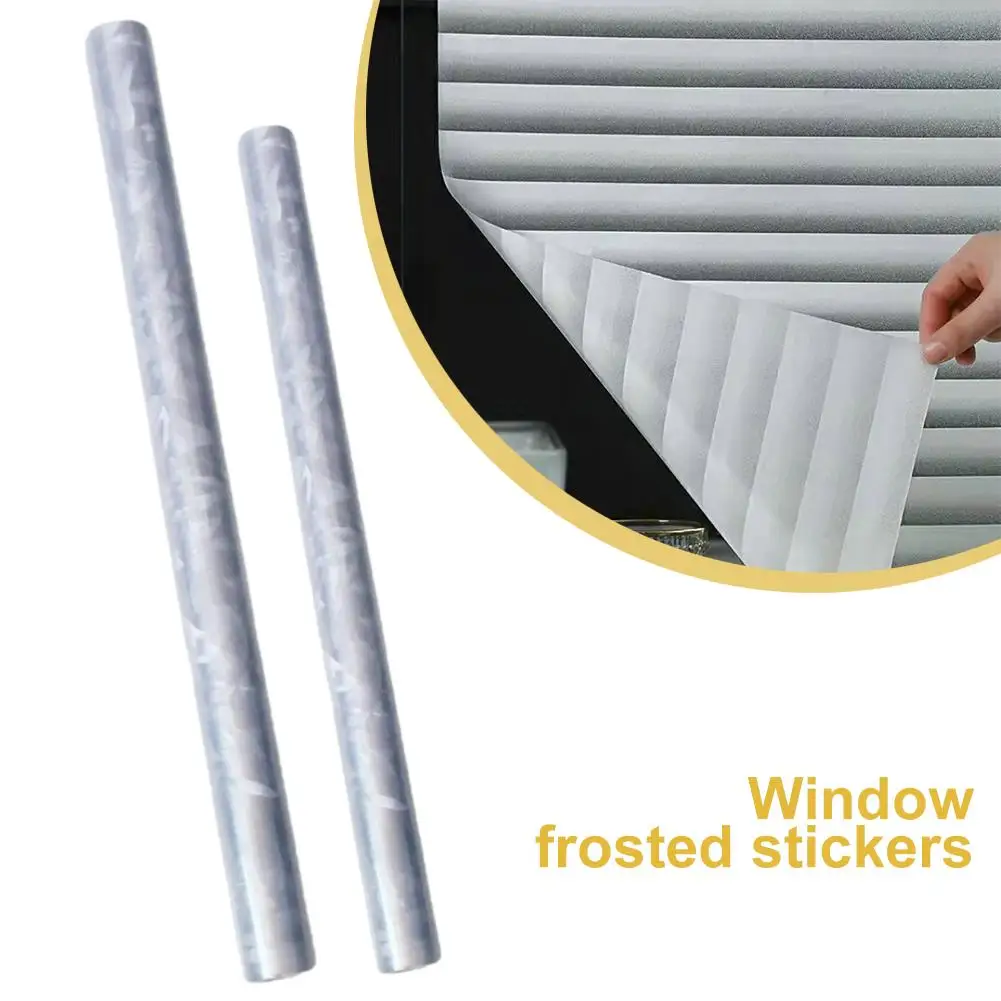 Plastic Sealed Small Roll Electrostatic Non-adhesive Office Window Bathroom Scrub Glass Film Sticker Bathroom X7F7