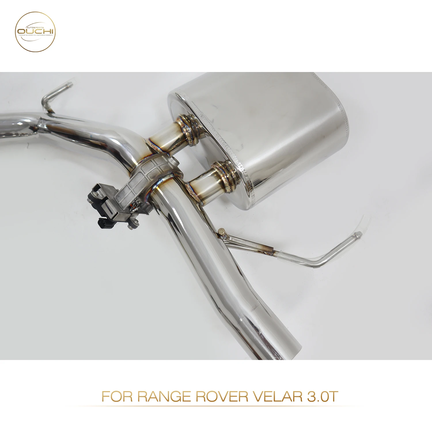 

OUCHI Factory direct sales Exhaust System Stainless Steel Performance Catback for RANGE ROVER VELAR 3.0T Muffler With Valve
