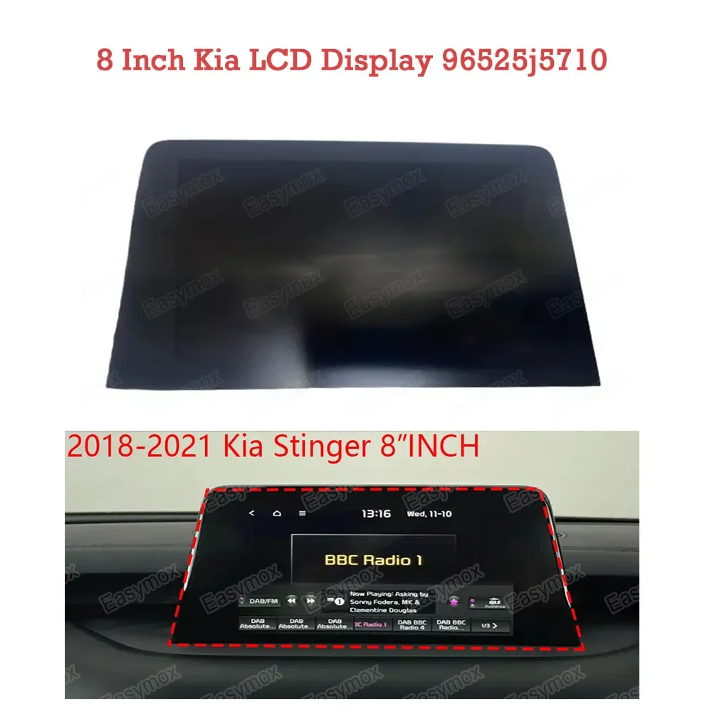 

8 Inch LCD Screen GPS Display for Kia Stinger 2018-2021 Nav Radio Repairment