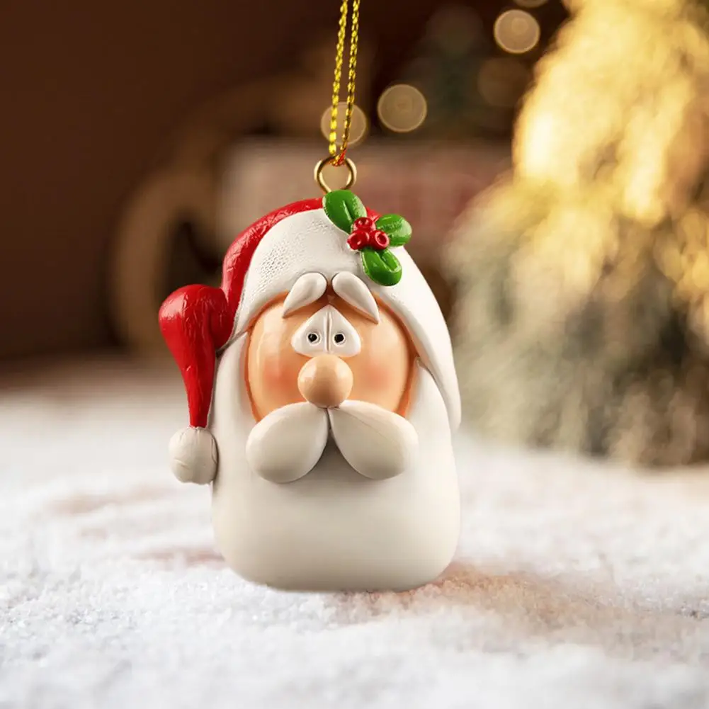 

Cartoon Christmas Pendasnt Christmas Decorations Charming Christmas Hanging Decorations 6 Adorable Cartoon Snowman Santa Claus