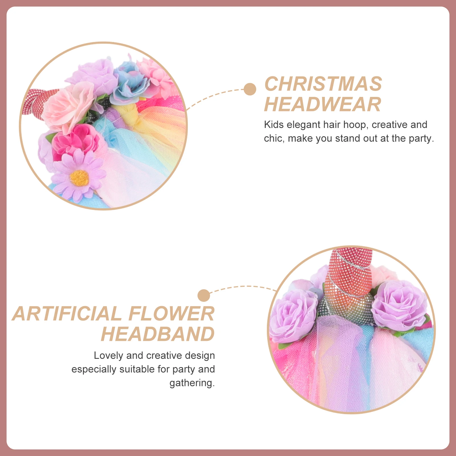 

Unicorn Mesh Headb Hair Hoop Kids Fashion Wear Christmas Party Accessories Hairstyle Tool Creative Clasp Girl Hairwear
