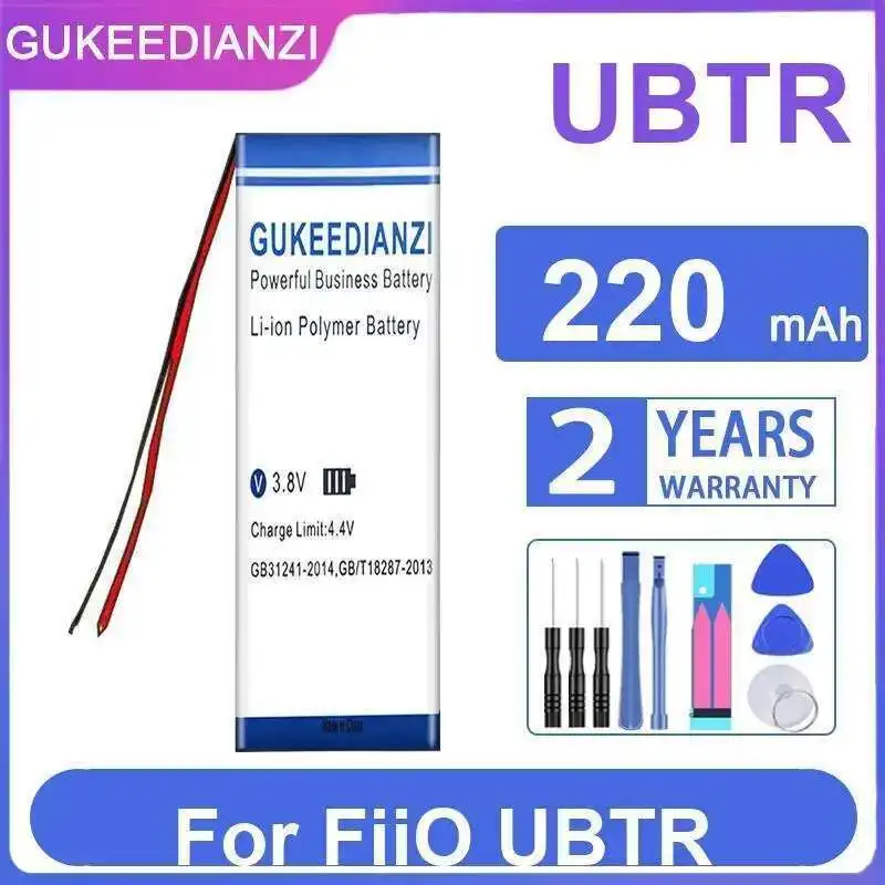 

Долговечный аккумулятор для музыкального плеера Fiio Ubtr высокой емкости 220 мАч