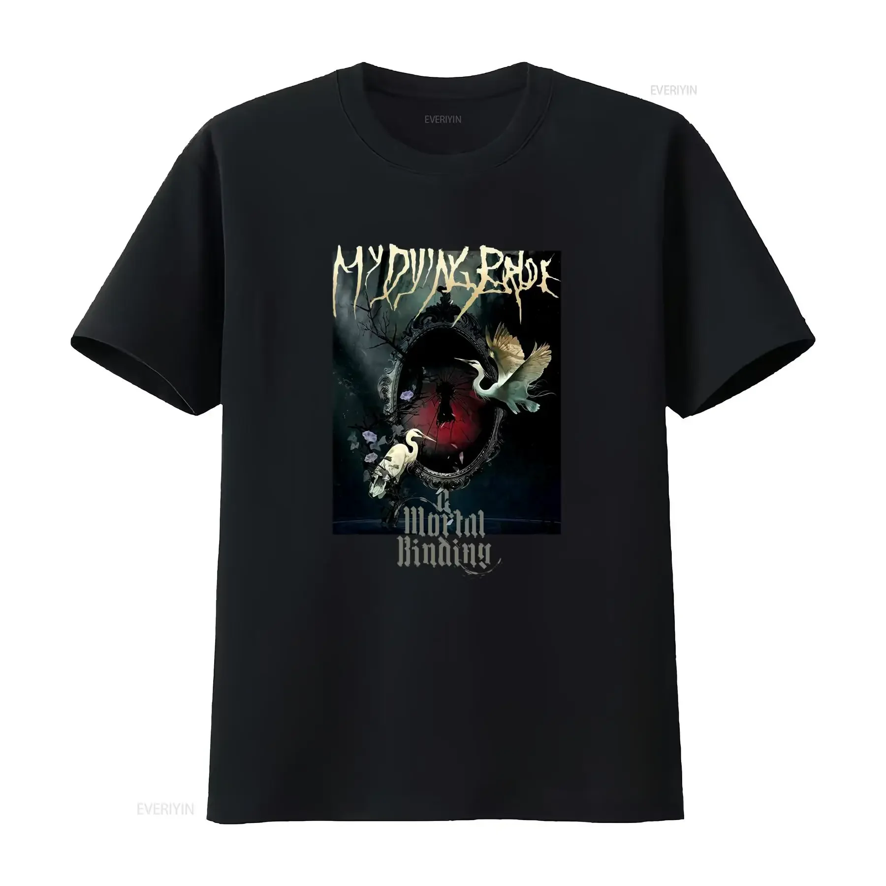 My Dying Bride A Mortal Binding T Shirt S XXL Official Metal Band Gothic Design vintage Washed homme Stylish Stretched