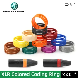 NEUTRIK XLR Balance Connector Plug Rings XXR Colored Coding Ring Cannon Color Ring for NC3FXX NC4FXX  NC5FXX NC7MXX NC*XX Series