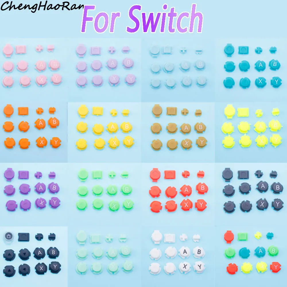 1 szt. DIY ABXY przycisk D-Pad do przełącznika kontroler Joy-con lewy i prawy Joystick części zamienne