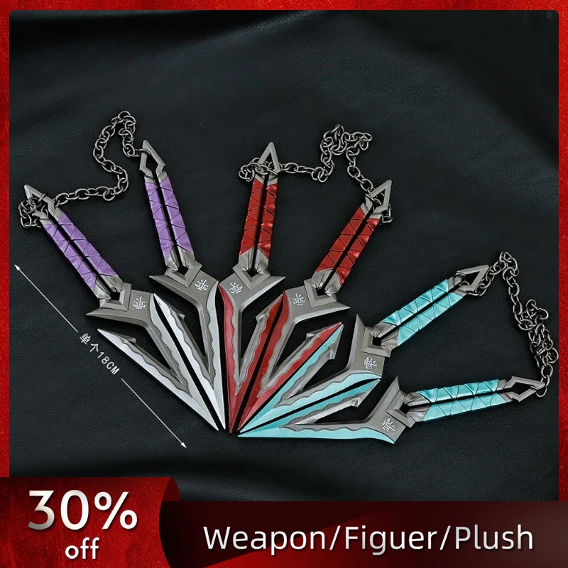 

18cm/7.09in Valorant Black Wave Blade Model Toys Knife Katanas Cosplay Props Game Peripherals Desktop Collectible Birthday Gifts