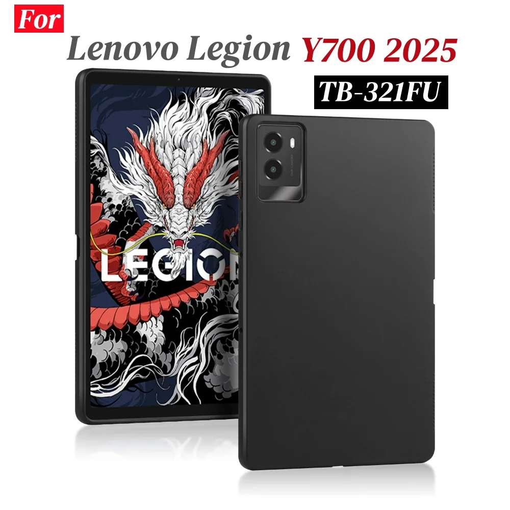 

Чехол из мягкого силикона для планшета Lenovo Legion Game Y700 4-го, 3-го, 2-го поколений (2025, 2026 гг.), 8,8 дюйма, противоударная задняя крышка из ТПУ, модель TB321FU