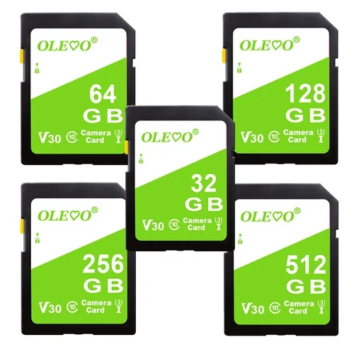 Imagen 2 del producto Nueva tarjeta de memoria SD 16GB 32GB 64GB 128GB 256GB 512GB tarjeta SD profesional C10 para cámara SRL