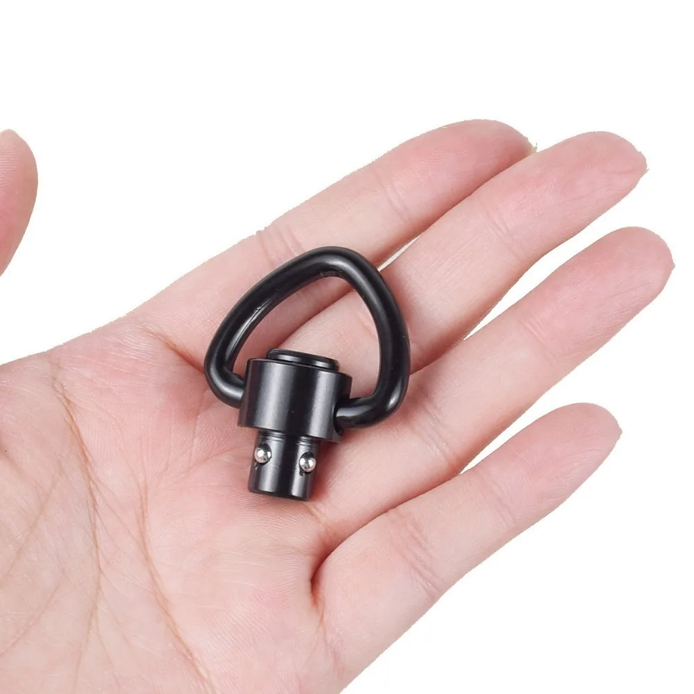 QD Sling Swivel Adapter Rail Mount SLING Buckle Metal Strap Loop Strap Rail Mount Steel Push Button