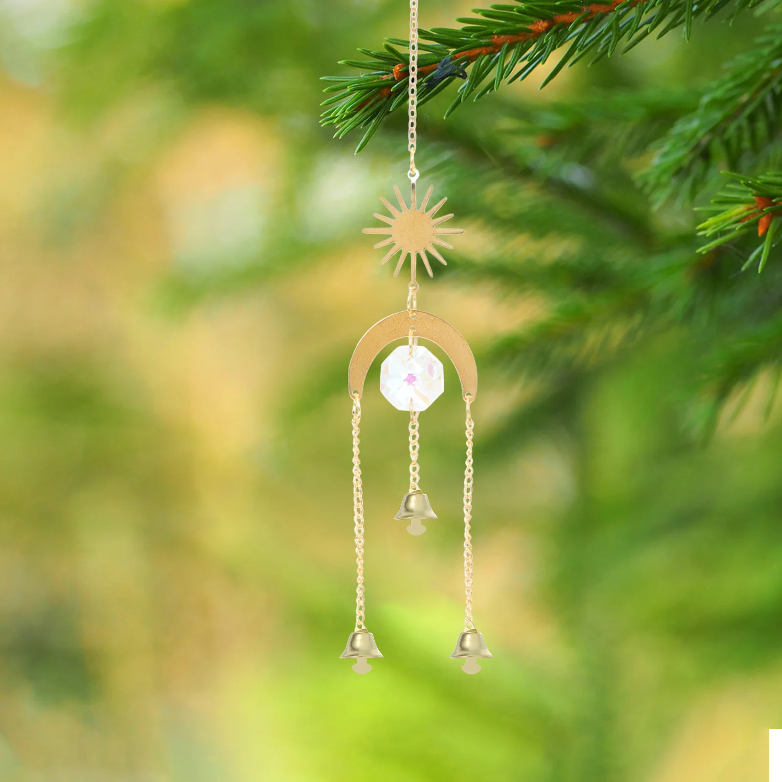 72 قطعة أجراس صغيرة ذهبية مفتوحة الفم أجراس جلجل صغيرة DIY بها بنفسك الرياح الدقات شجرة عيد الميلاد الحلي الحرف اليدوية