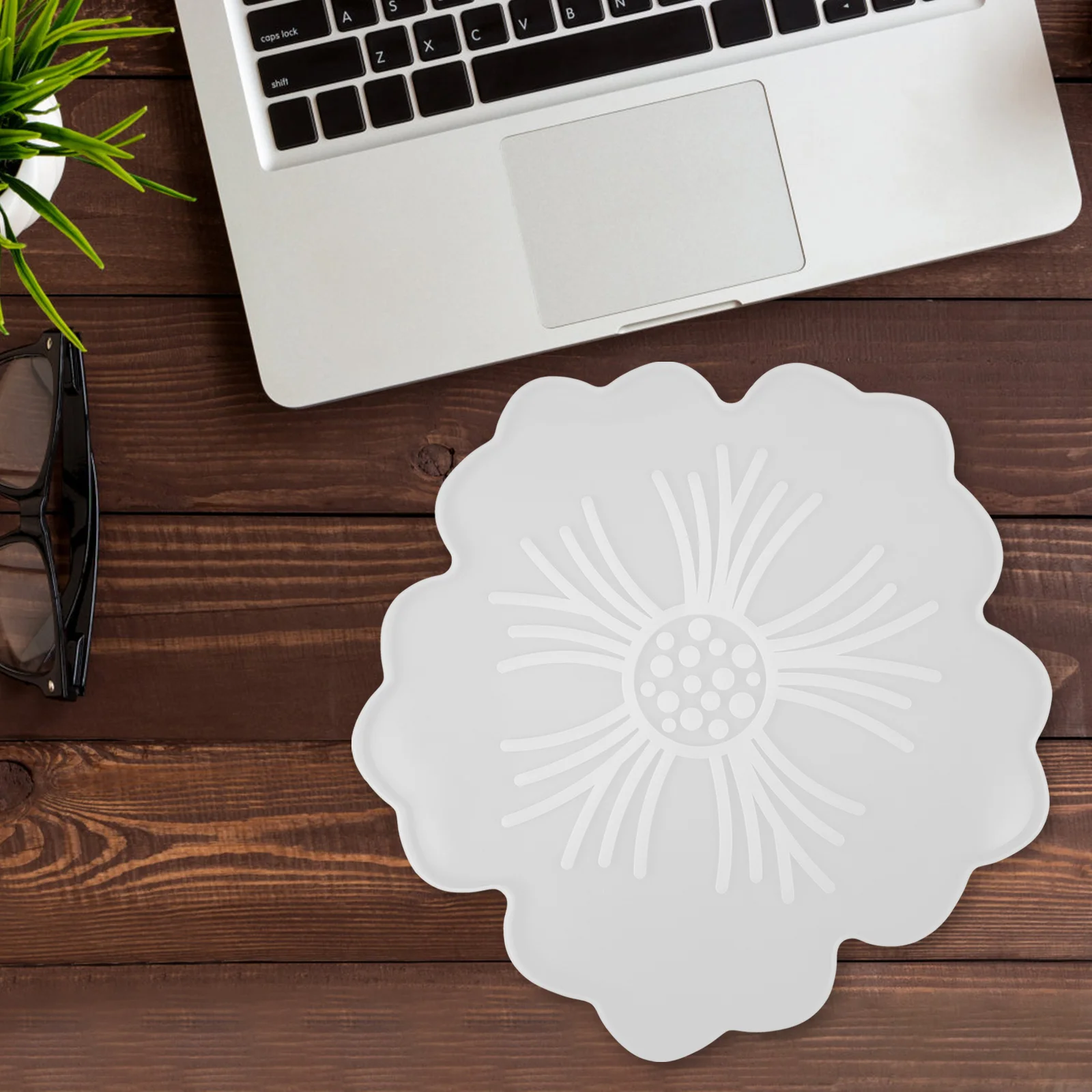 1Set Cetakan Jam Silikon Bentuk Bunga DIY Kit Cetakan Jam Manual Aksesori Pembuatan Kerajinan untuk Seni Resin Hadiah Buatan Tangan Unik