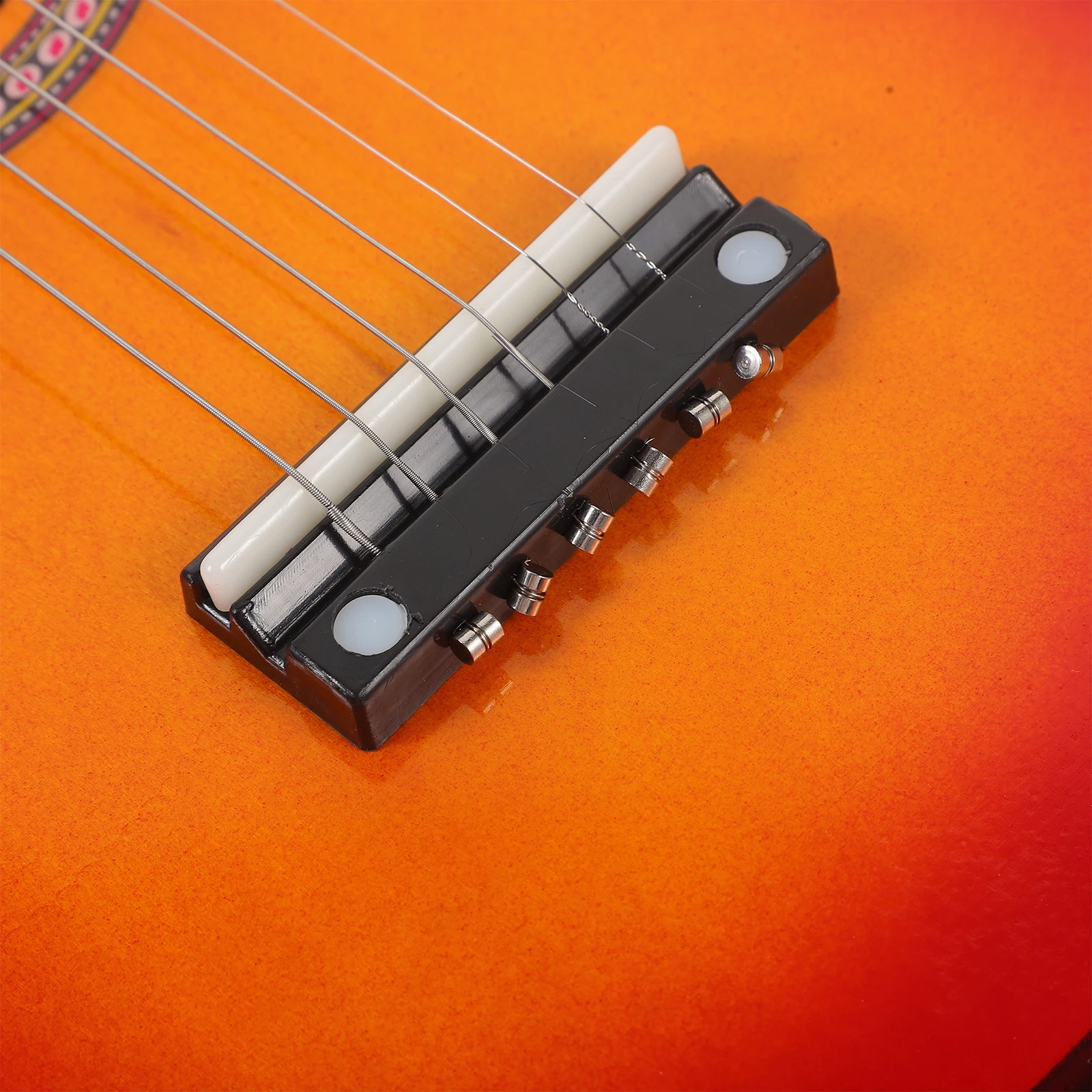 

1pc Guitar For Beginner Practice Wood Musical Instrument Vintage Style Folk Guitar Plaything Gift Family Friends