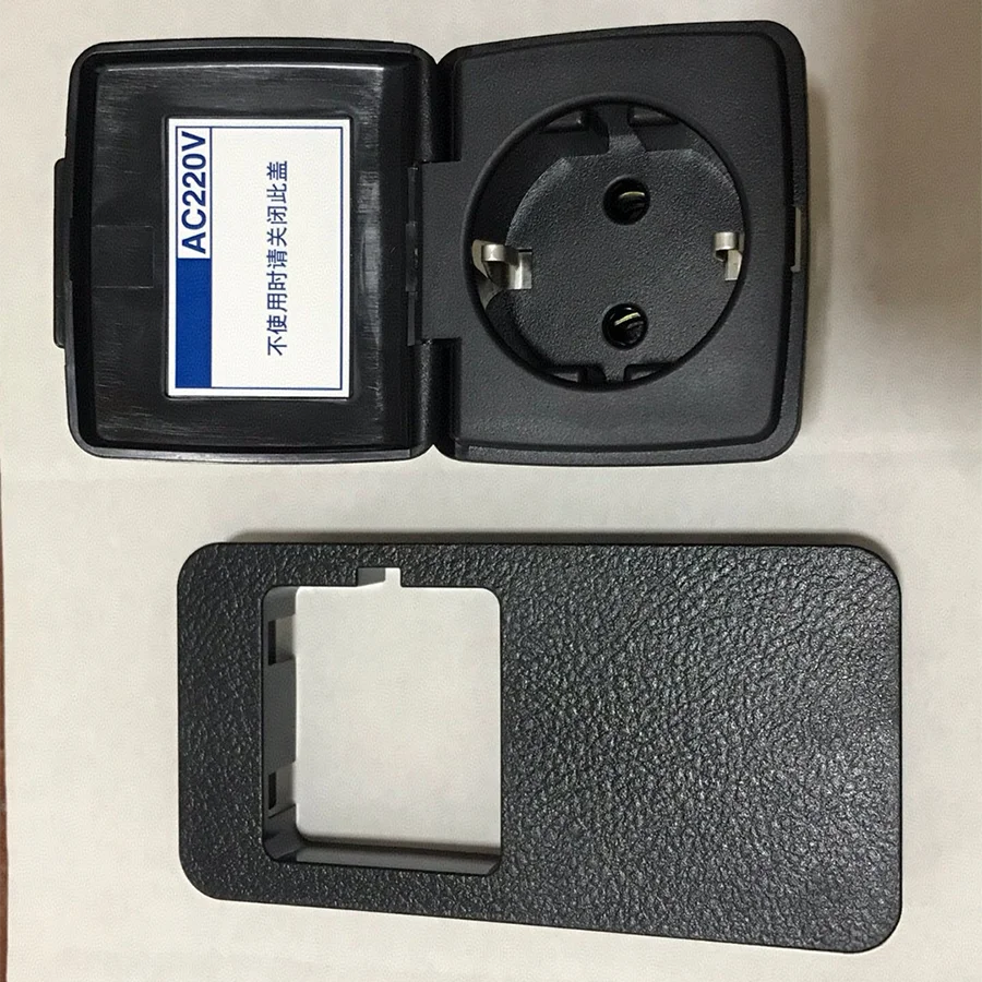 

1 шт. бежевый/черный задний багажник, вилка для преобразования мощности/основная панель для Toyota Land Cruiser Prado LC150 2010-2020