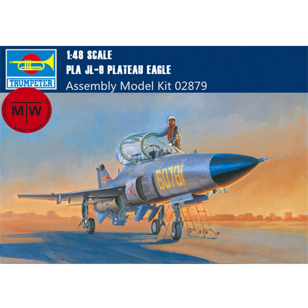 

Trumpeter 02879 1/48 Scale Chinese PLA JL-9 Plateau Eagle Fighter-Trainer Military Plastic Aircraft Assembly Model Kits