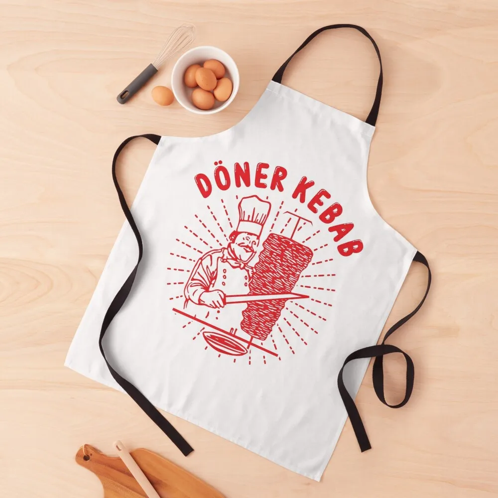 

DNER KEBAB TURKEY Apron Kitchenware Kitchen For Man women's kitchens Kitchen Novel Kitchen Accessories Apron
