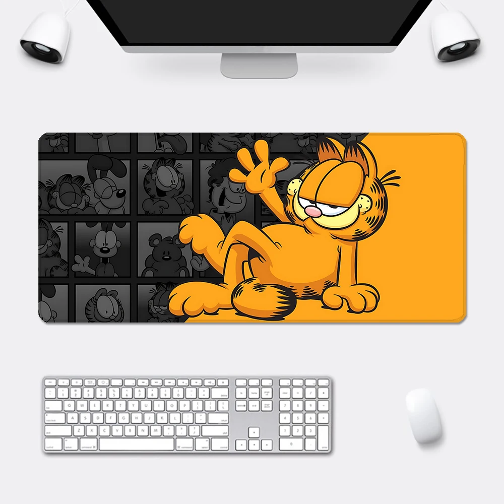 

Funny G-Garfields Mousepad HD Printing Computer Gamers Locking Edge Non-slip Mouse Pad XXL90x40cm Keyboard PC Desk Pad