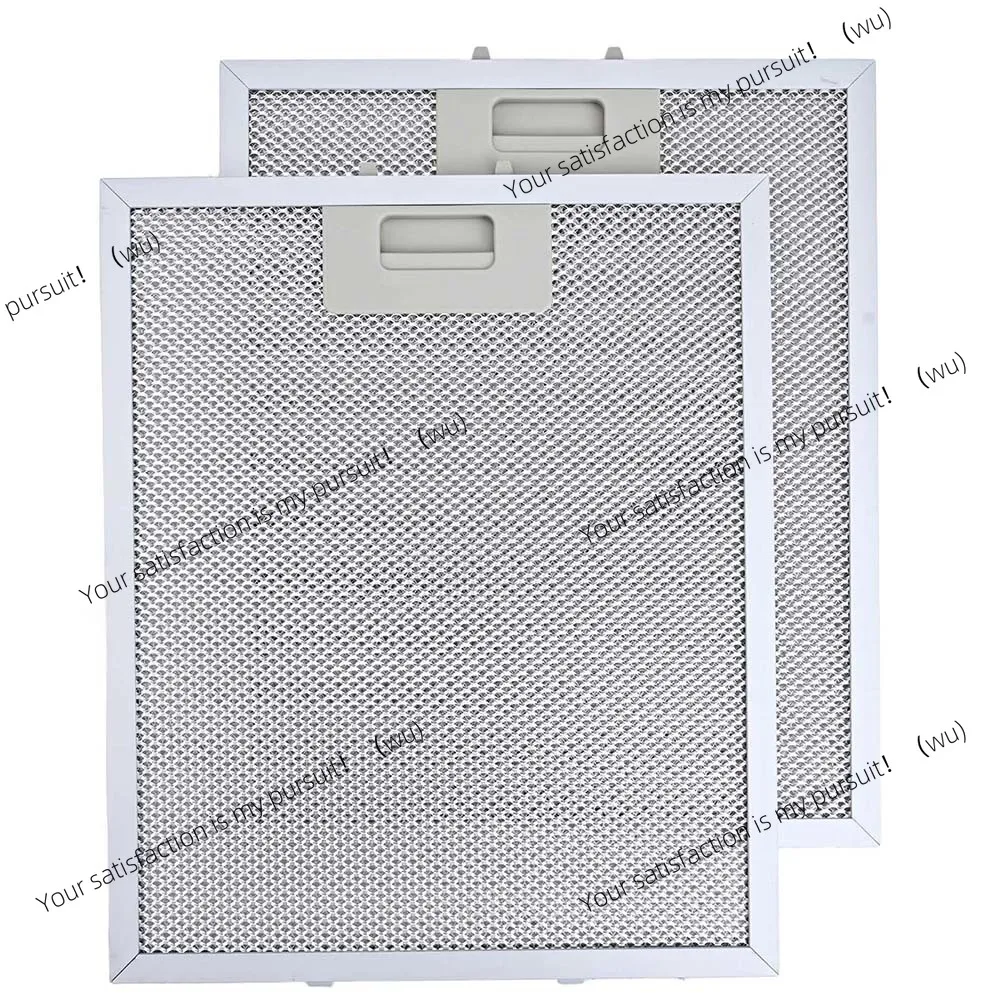 

2PCS 330*230*9mm Range Hood Metal Grease Filter Aluminum Cooker Hood Filters Metal Mesh Extractor Vent Filter Home Decoration