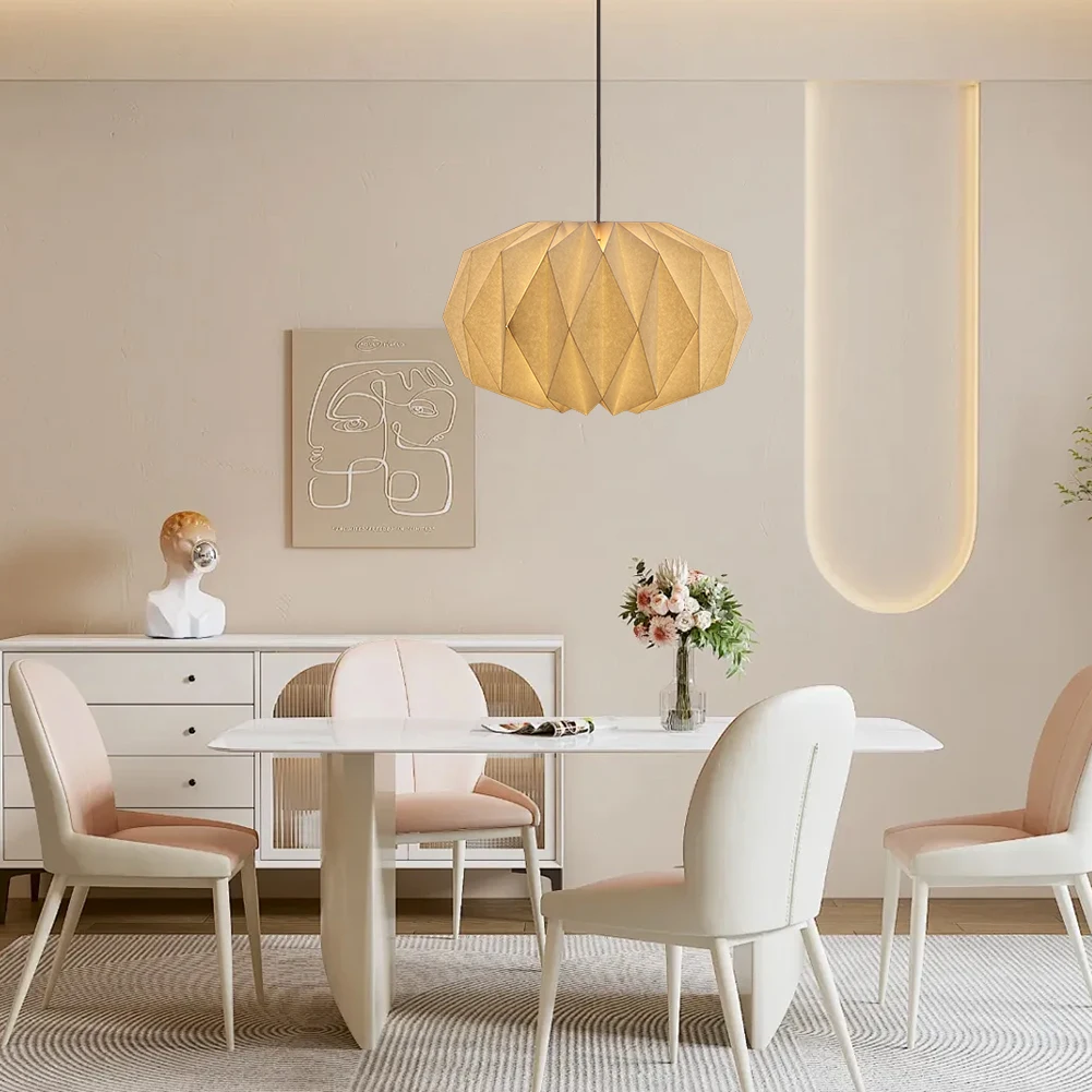 종이 램프 갓 걸이형 조명 갓 DIY 펜던트 라이트 램프쉐이드 장식용 볼 모양 램프 커버 가정 사무실 호텔용