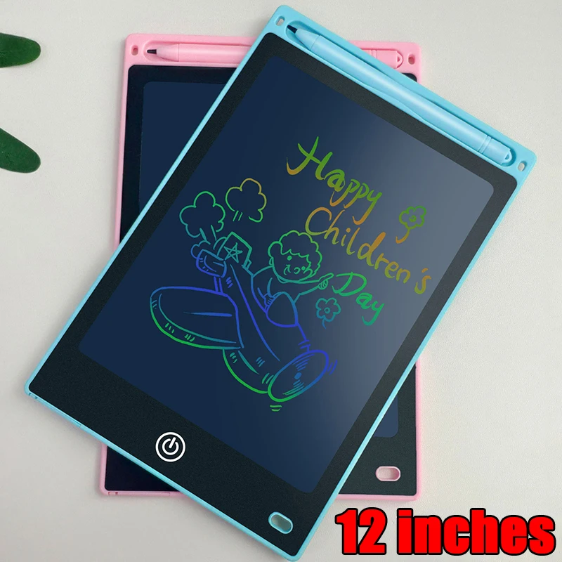 10/12/inch LCD Writing Tablet Drawing Board Kids Graffiti Sketchpad Toys Handwriting Blackboard Magic Drawing Board Kid Toy Gift