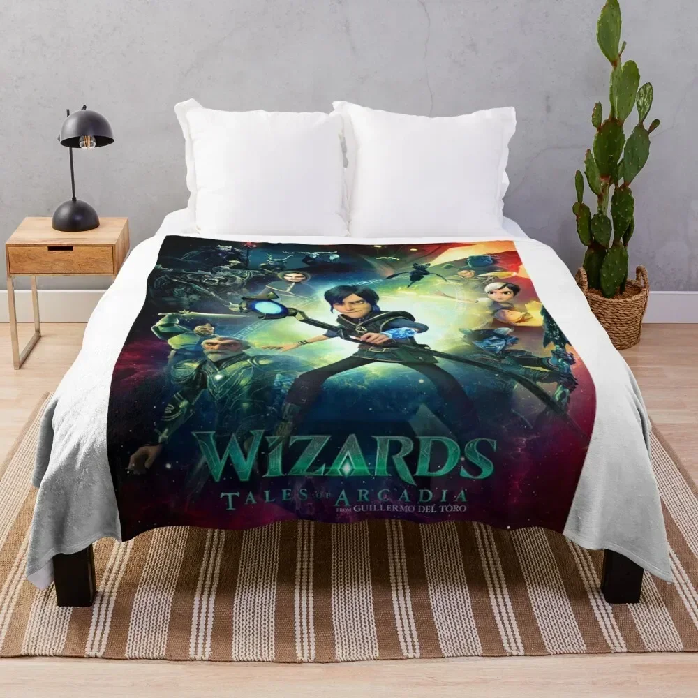 Wizards Tales of Arcadia Throw Blanket for winter Decorative Sofa Blankets